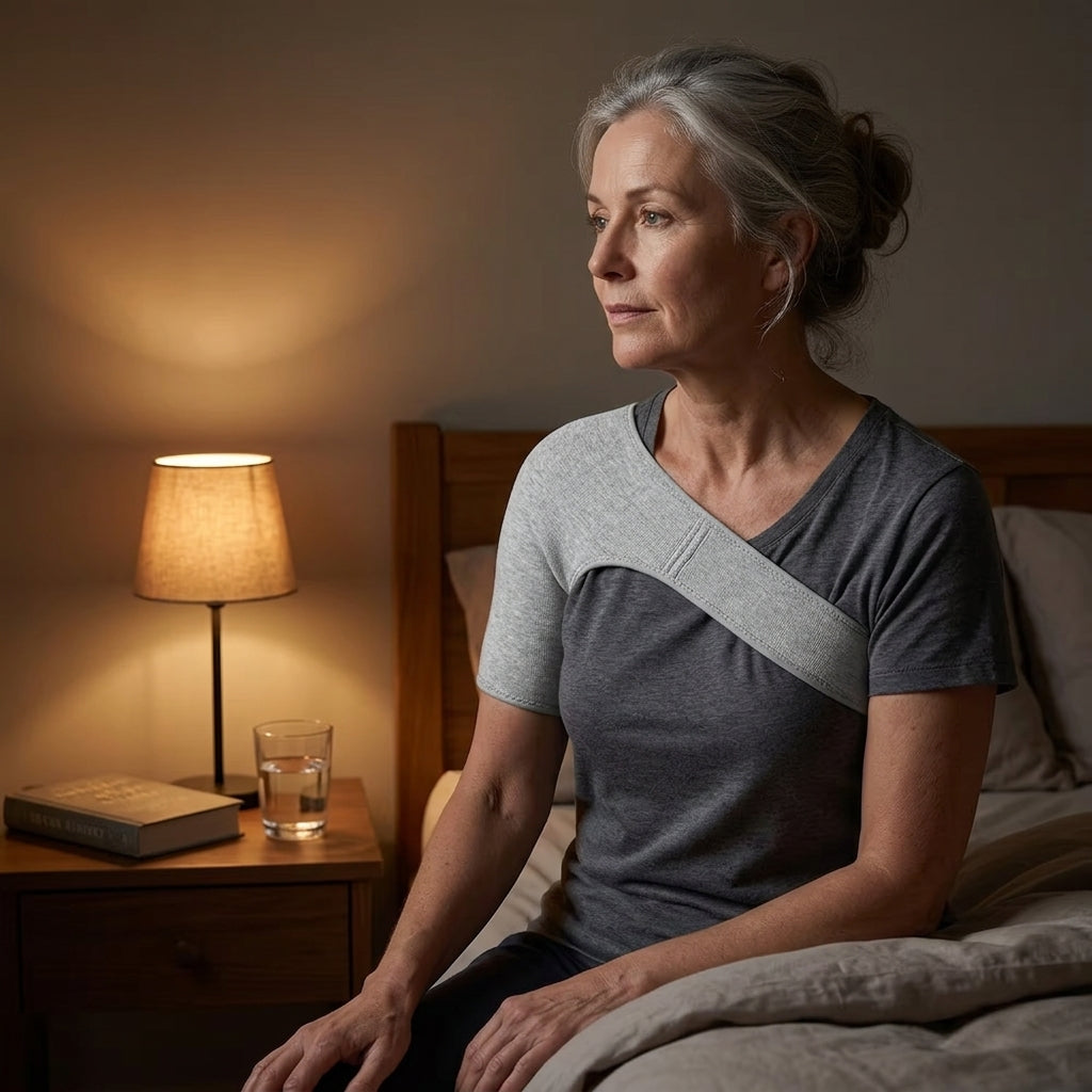 SnugKnit shoulder brace shown on its own